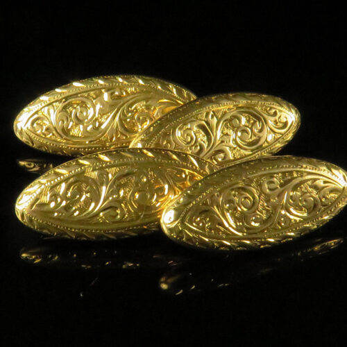 Victorian Gold English Cufflinks