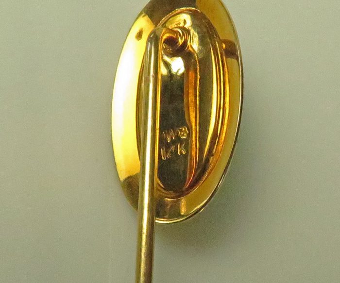 Gold Turquoise Stickpin