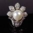 South Sea Pearl and diamond ring