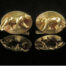 Gold Tiger Cufflinks