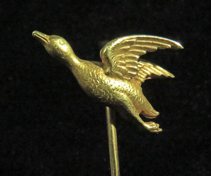 Gold Duck Stickpin