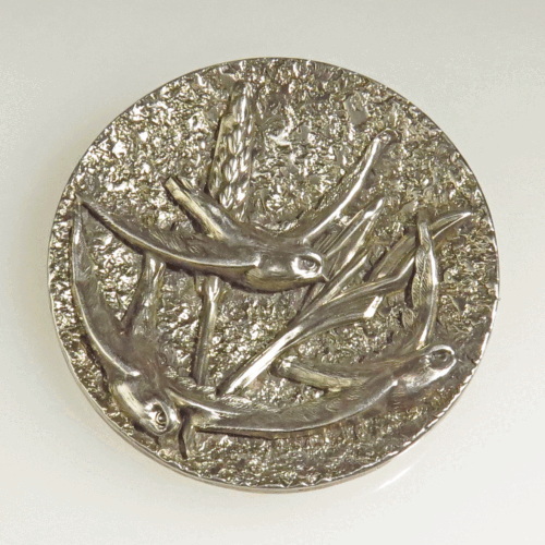 31206FSilverSwallowBrooch