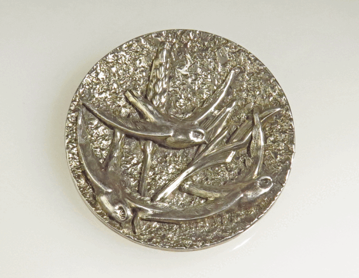 31206FSilverSwallowBrooch