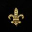 Gold Fleur De Lis Stickpin