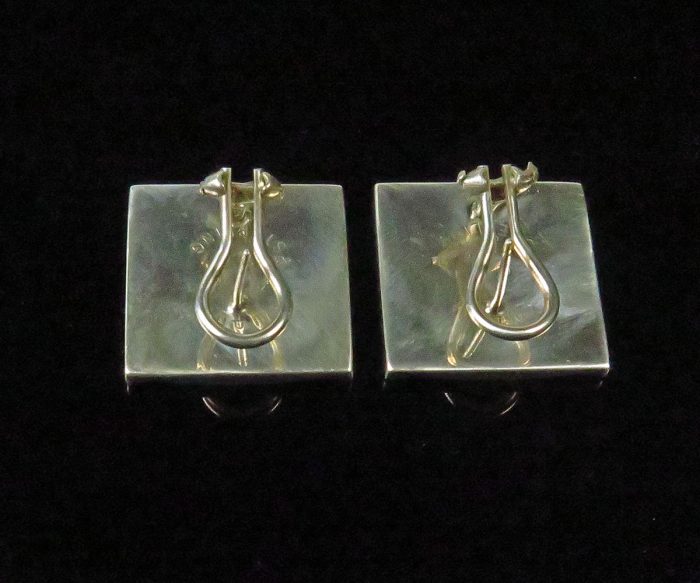 Silver 5 of Diamonds Earrings