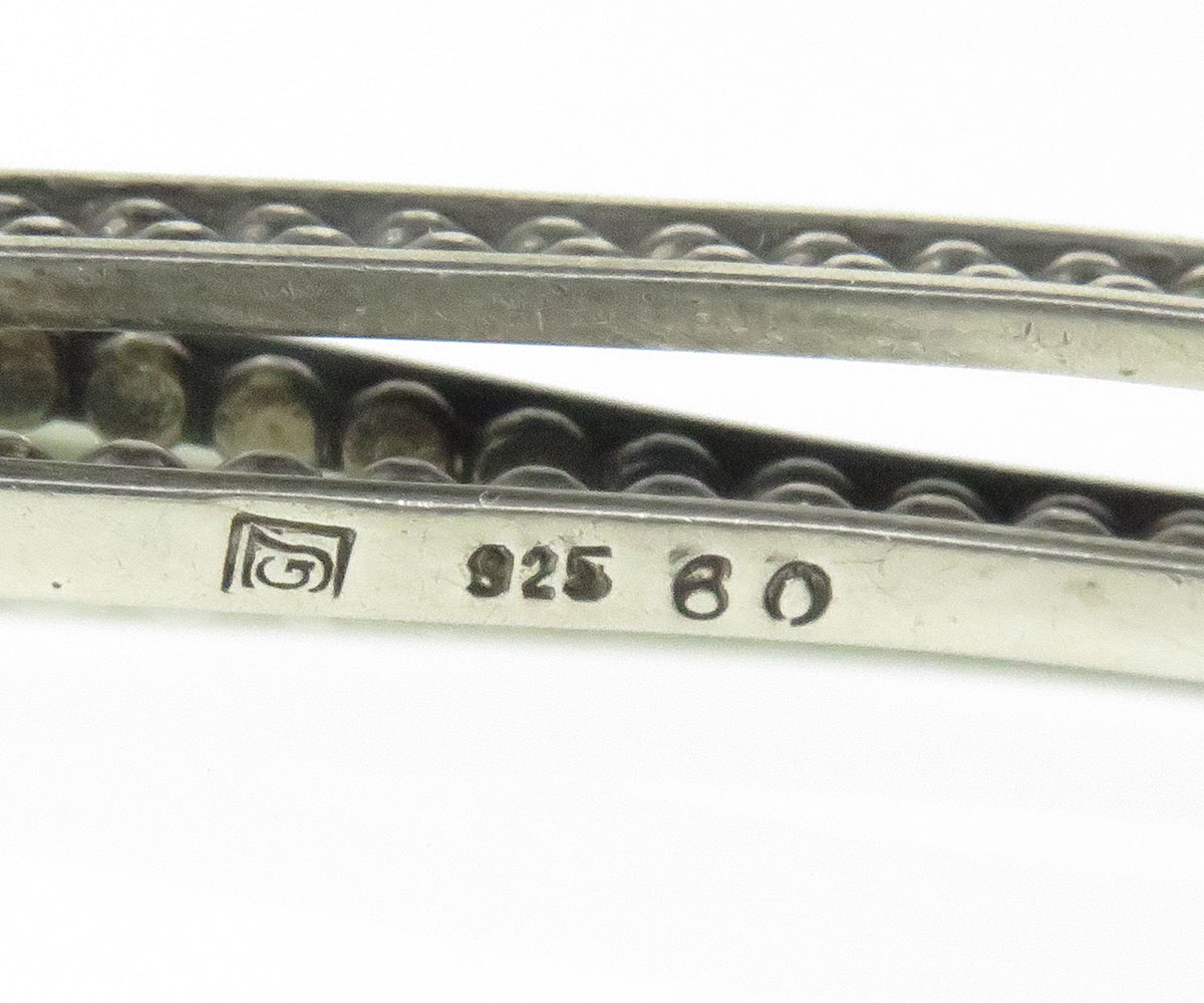 Silver Tie clip with monogram Burberry - Vitkac KR