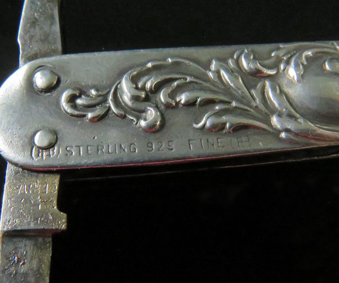 Sterling Figural Pocket Knife by Unger Bros.