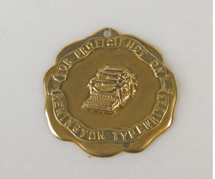 Gold Typewriting Medal