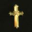 Gold Etruscan Revival Cross