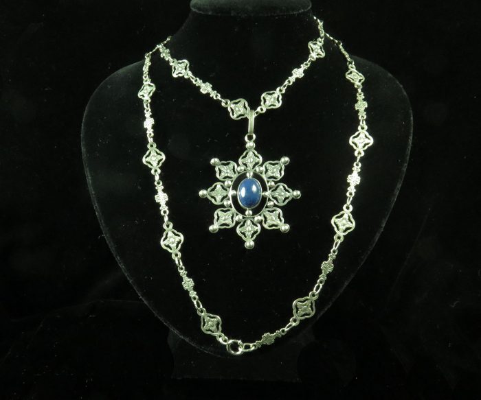 Silver Italian Renaissance Revival Necklace