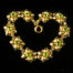 Vintage Gold and Peridot Bracelet by Newark Jeweler