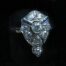 Deco White Gold Diamond and Sapphire Ring