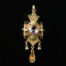 Victorian Gold and Amethyst Pendant