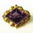 Late Victorian Amethyst Brooch