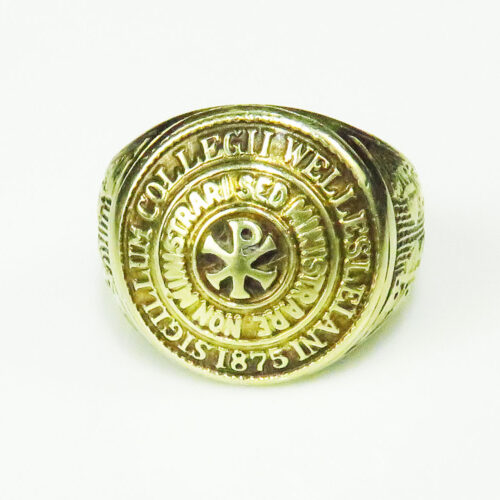Gold Wellesley College Ring 1930