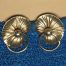 Pair of Sterling Lily Pad Dress Clips by Forstner