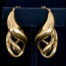 Free Form Gold Anticlastic Earrings