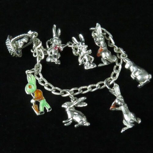 21312FSterlingRabbitCharmBracelet