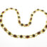 19th Century Dutch Gold and Rosecut Garnet Bootjesketting Necklace