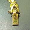 Gold Sapphire and Diamond Link Bracelet - Image 4