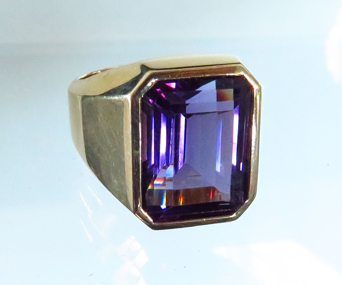 Natural 7mm Round Cut Amethyst Engagement Ring Diamond Wedding Ring 14k  Rose Gold Halo Prong Set