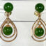 17155FGoldNephriteEarrings