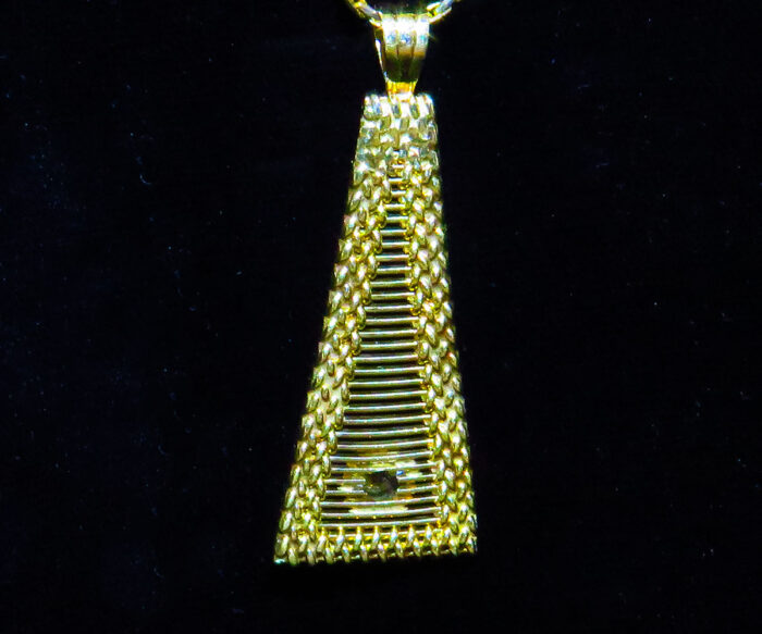 Gold and Diamond Pendant 1980's