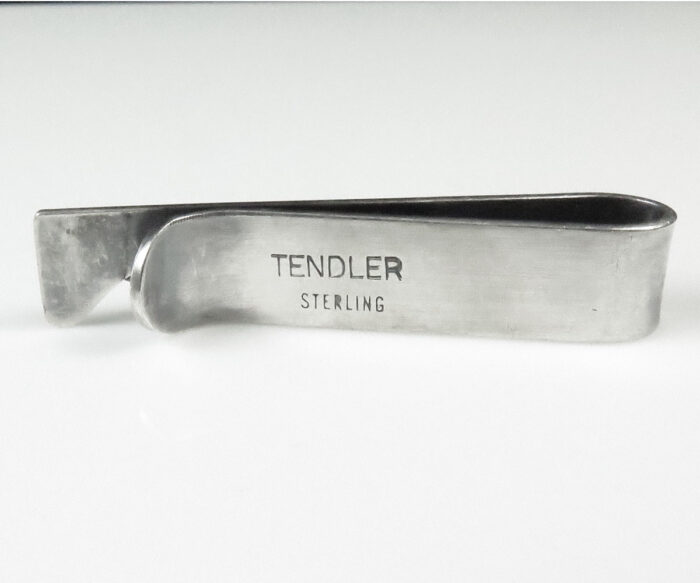 Sterling Modernist Tie Bar by Bill Tendler