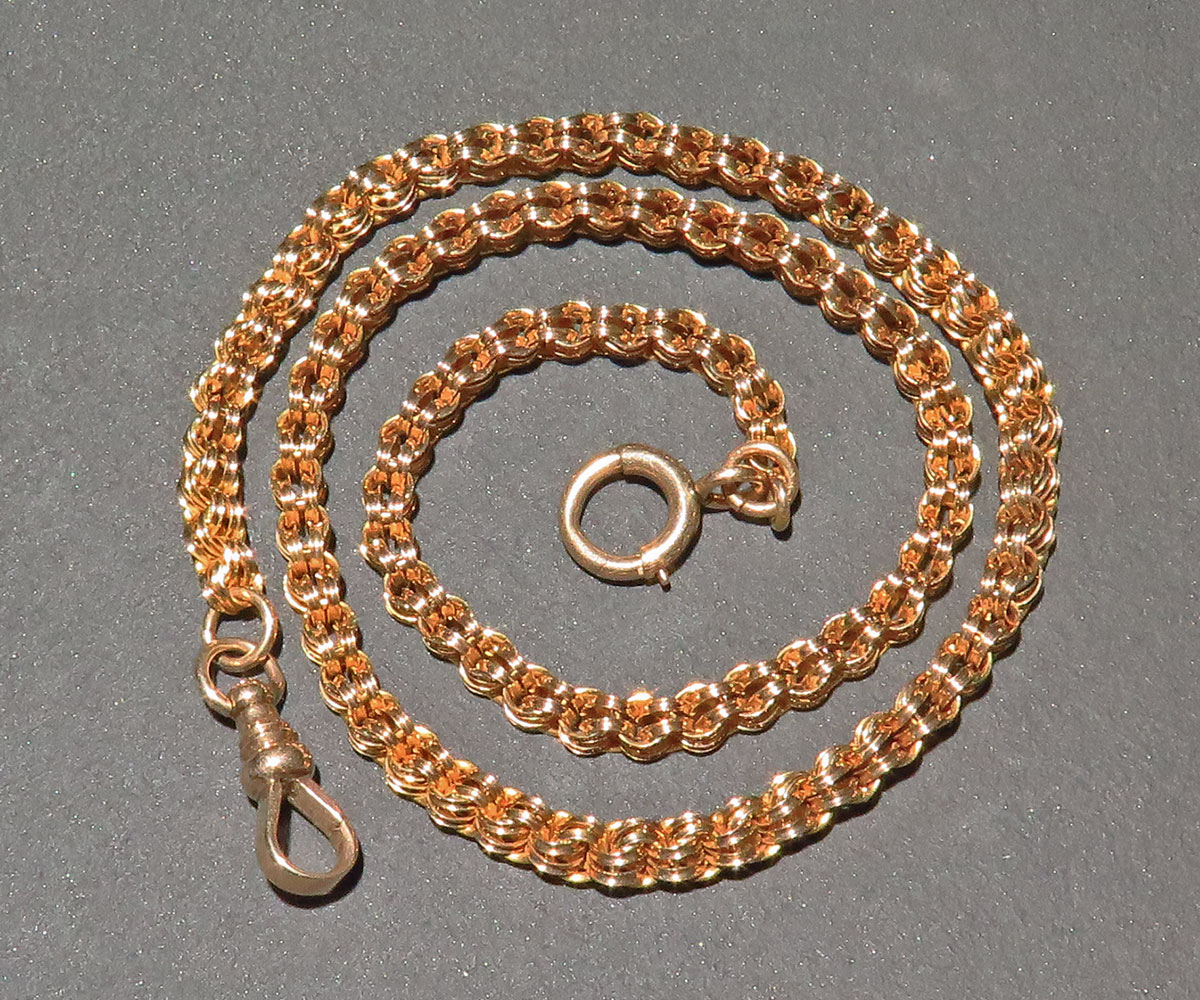 Gold Fob Watch Chain