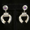 13724FSterlingAmethystEarringsfromMexico