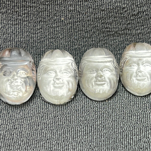 16774FOURMOONSTONEGLASSFACES