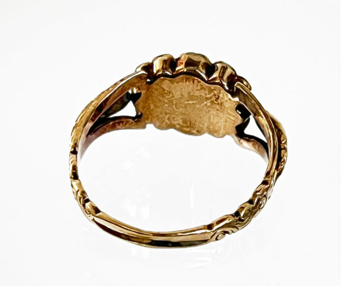 Georgian Gold and Silver Ring