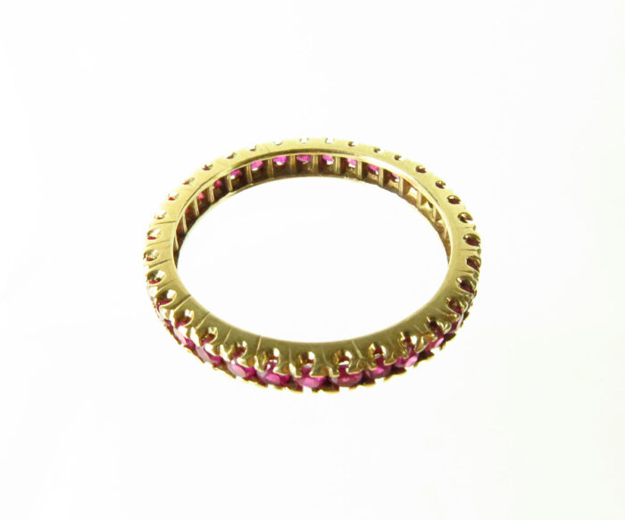 14K Ruby Eternity Ring