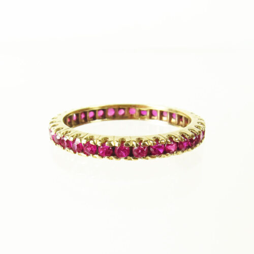 14K Ruby Eternity Ring