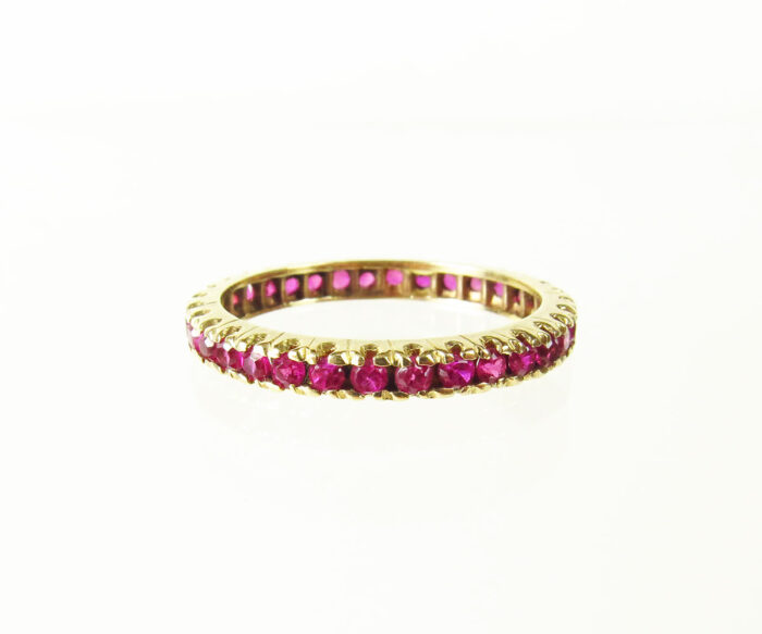 14K Ruby Eternity Ring