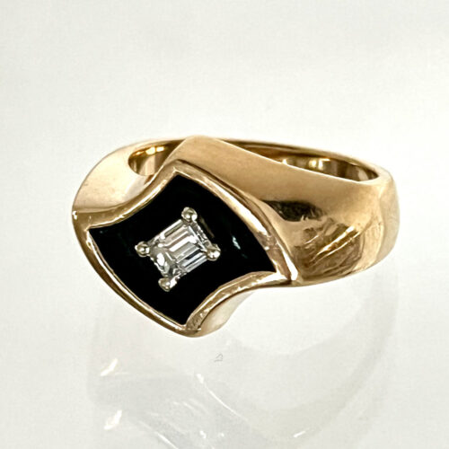 Men's Gold & Diamond Ring