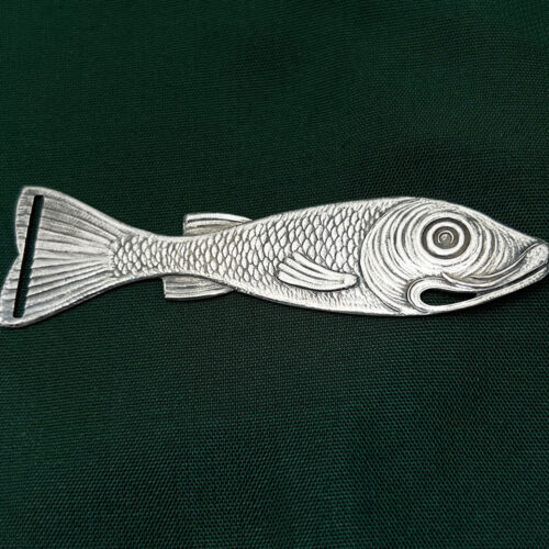 Vintage Sterling Fish Ribbon Threader